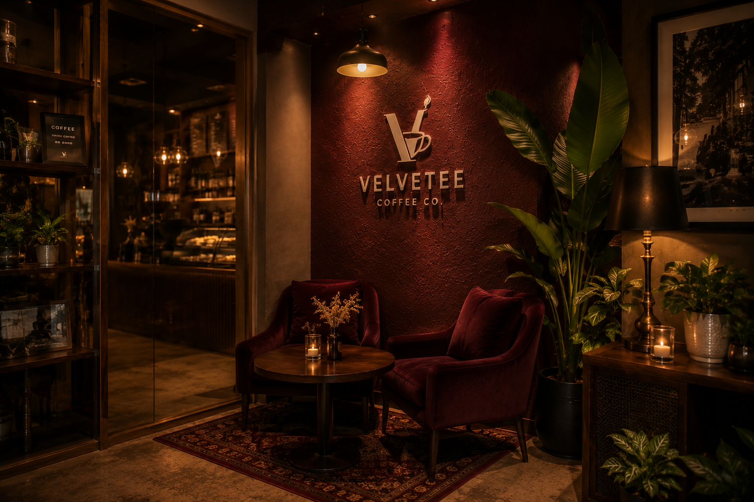 Velvetee café lounge corner