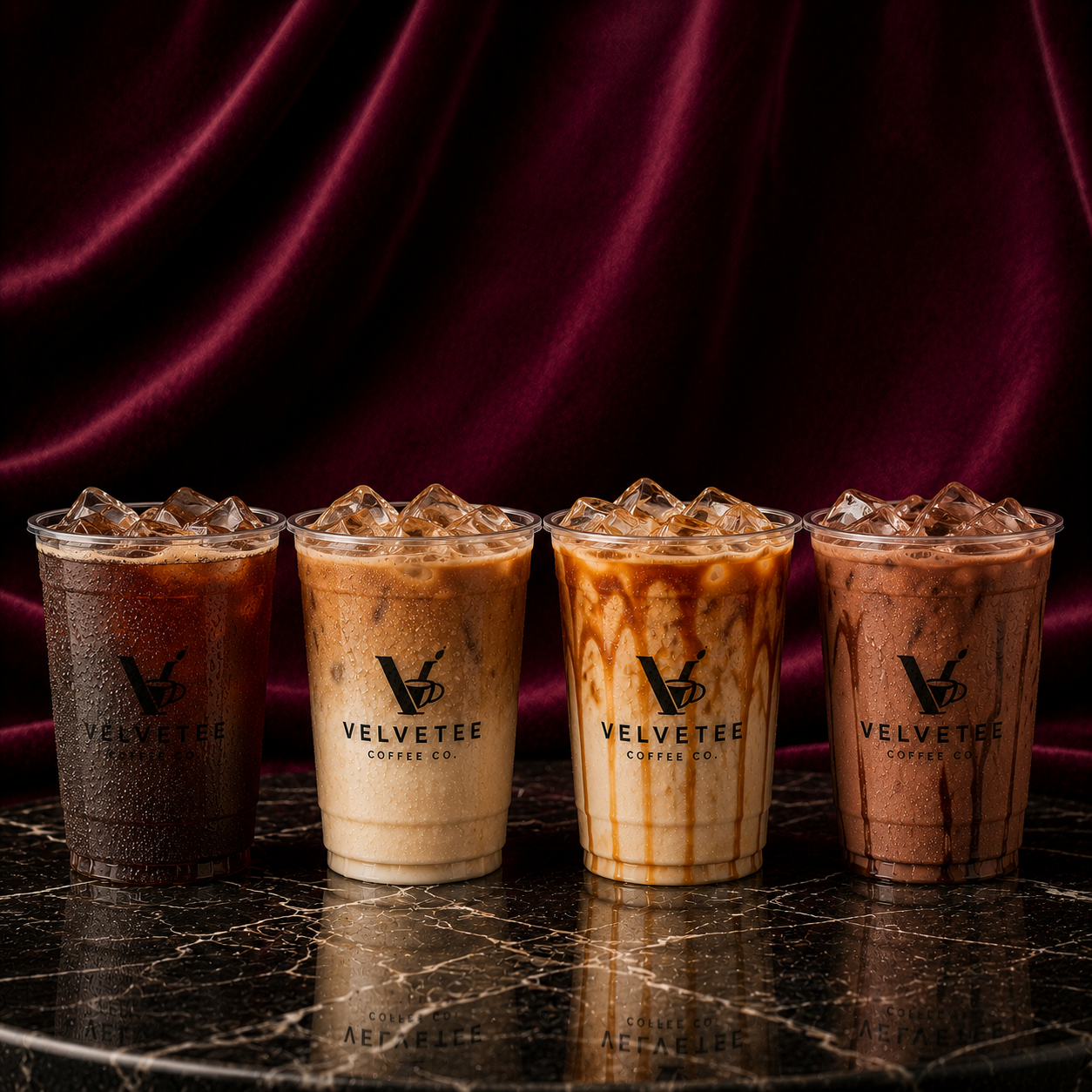 Velvetee iced coffee collection