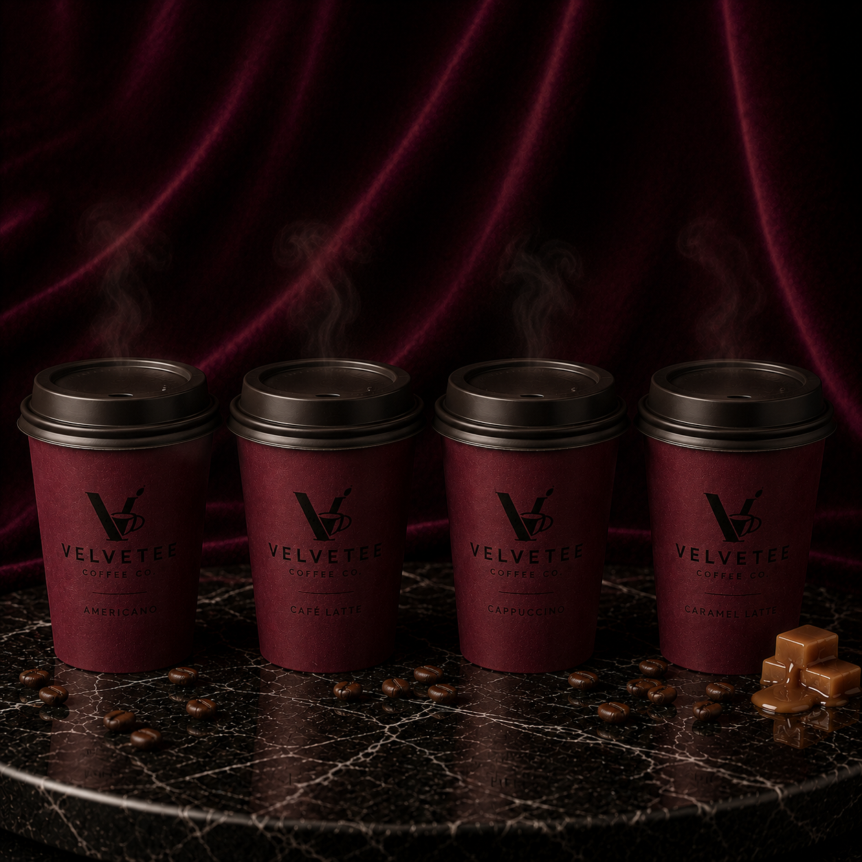 Velvetee hot coffee collection